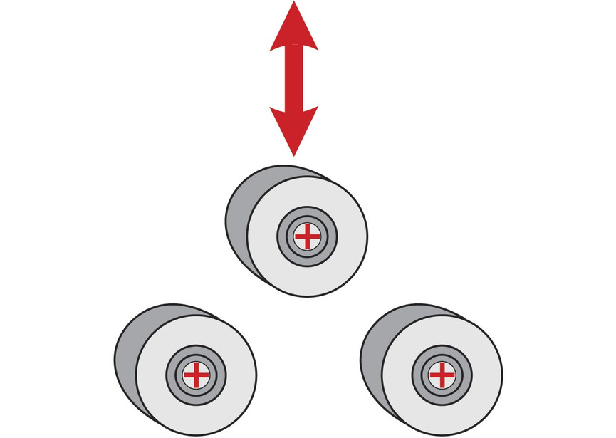 Cintreuse à 3 galets hydraulique 16 tonnes à 3 galets entrainés positionnement horizontal vertical 1,5 kW 400V Metallkraft - 4