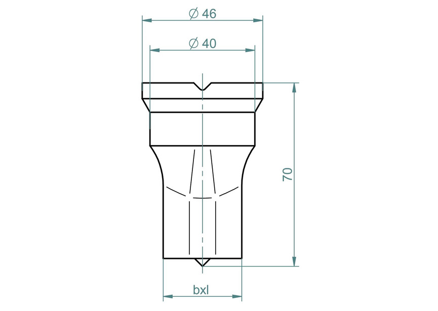 Poinçon oblong Taille 3 dia. 11,0x35 mm jusque 27,0x40 mm Mubea - 3