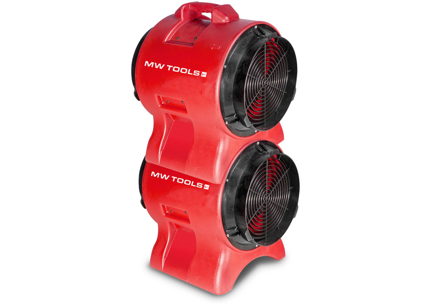 Ventilateur MV300PP avec tuyau et sac filtrant MW Tools - 2