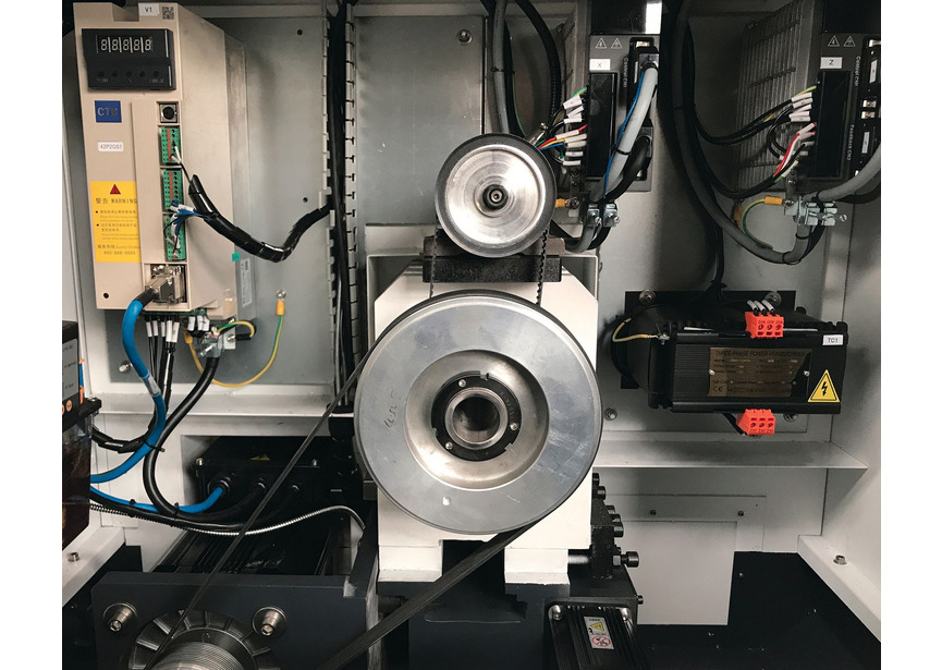 Tour à métaux CNC hauteur des pointes 169 entre-pointes 430 mm alésage 30 mm 2,2 kW 400V Siemens 808D Advanced Optiturn - 6