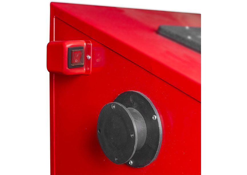 PACK Cabine de sablage 220 L avec 25 kg de perles de verre et 25 kg de corindon brun MW Tools - 11