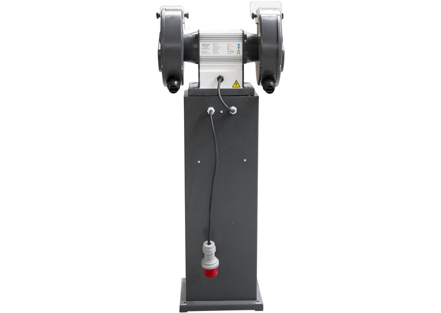 Touret à meuler dia. 250 mm 2850 rpm 1500 W 400V y compris deux meules sur socle avec arrêt d'urgence interrupteur principal Optigrind - 3