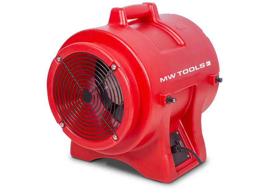 Ventilateur extracteur mobile avec tuyau d'extraction et porte-tuyau 300 mm - 750 W MW Tools - 4