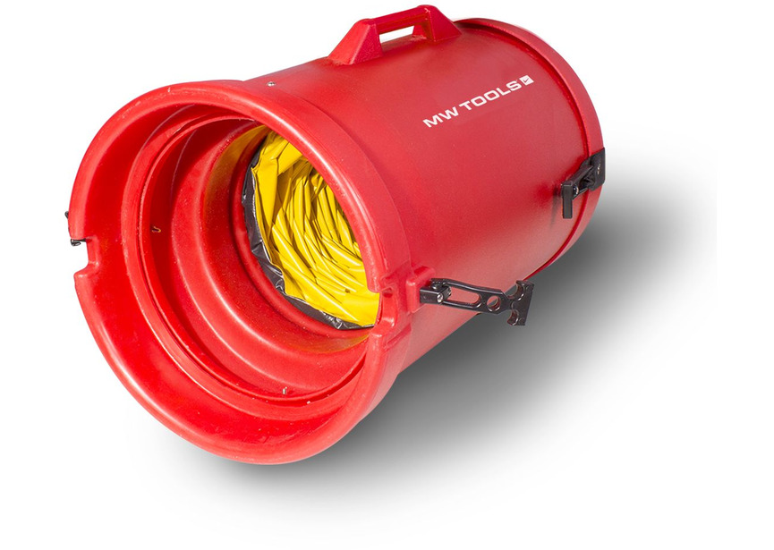 Ventilateur extracteur mobile avec tuyau d'extraction et porte-tuyau 300 mm - 750 W MW Tools - 6
