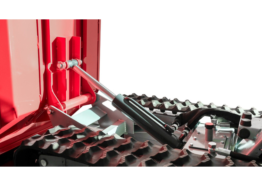 Brouette motorisée essence à chenilles surélevées et monte-escaliers benne basculante hydraulique 600KG 6,5CH 3+1R vitesses  Torros - 18