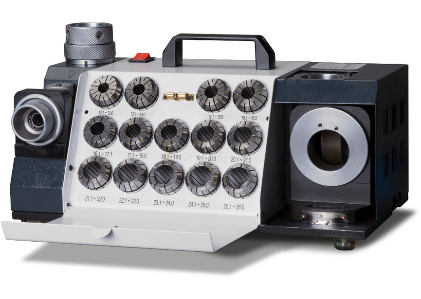 Affûteuse de mèches pratique et compacte de 3 à 30 mm 5000 rpm 0,45 kW 230V y compris 6 pinces ER20 et 22 pinces ER40 Optigrind - 2