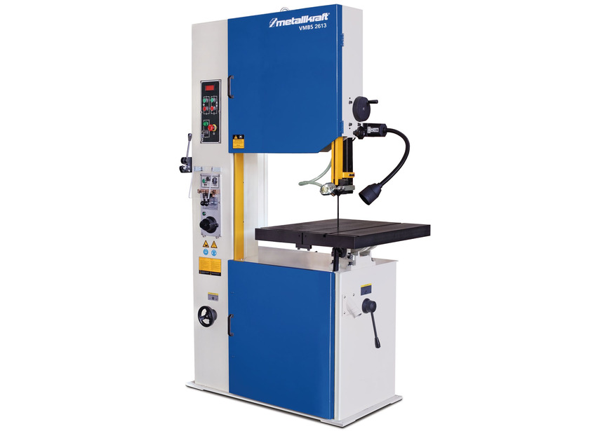 Scie à ruban verticale pour métaux hauteur de coupe 330 mm col-de-cygne 658 mm 2,2 kW 400V vitesses variables Metallkraft