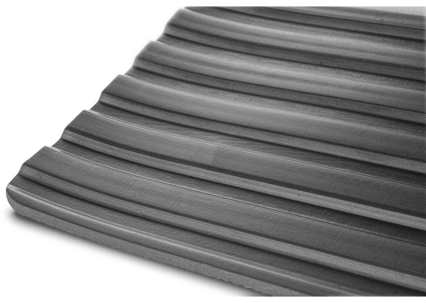Tapis caoutchouc nervuré 10m x 1,2m x 6mm MW Tools