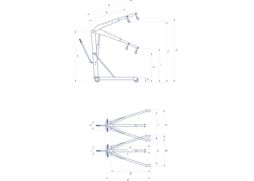 Grue d'atelier 1.0T OMCN - 2
