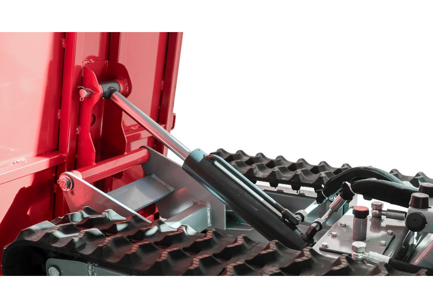 Minidumper à chenilles benne plateau basculante à ridelles 500KG 9CH 6+2R vitesses  Torros - 7