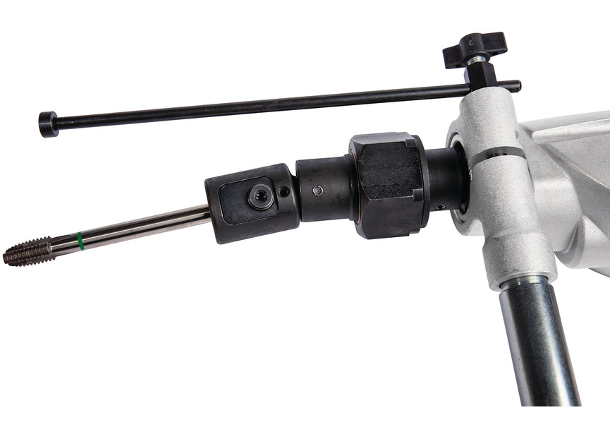 Taraudeuse à main électrique de M6 à M18 avec dispositif d'inversion 0,41 kW 230V dans un coffre de rangement robuste Metallkraft - 4