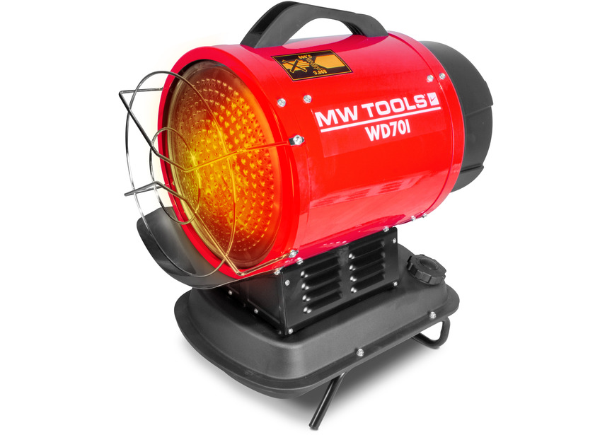 Canon à  chaleur infrarouge fioul 20kW silencieux et portable  MW Tools
