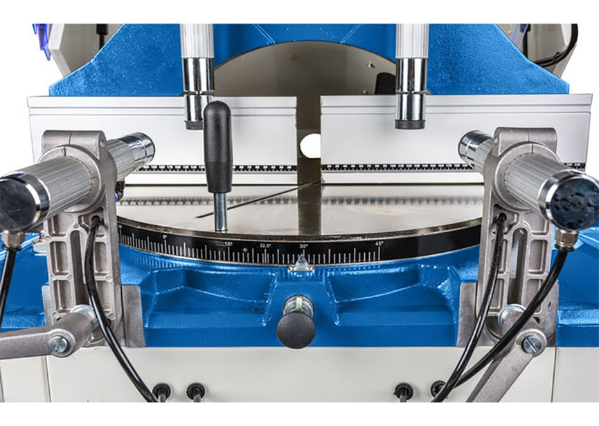 Tronçonneuse pour aluminium semi-automatique à lame ascendante 3 kW 400 V avec 2 lames circulaires ø500 mm 2347 tr/min Metallkraft - 5