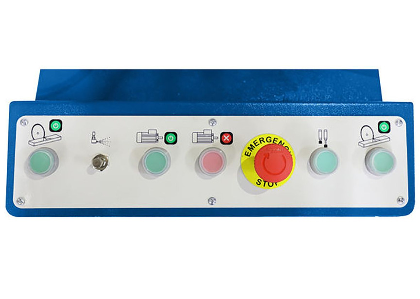 Tronçonneuse pour aluminium semi-automatique à lame ascendante 3 kW 400 V avec 2 lames circulaires ø500 mm 2347 tr/min Metallkraft - 6