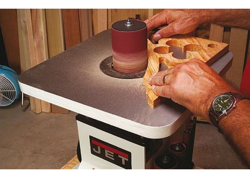 Ponceuse à broche oscillante ponçage max. 100 mm 0,37 kW 230V y comprise nombreux accessoires Jet - 3