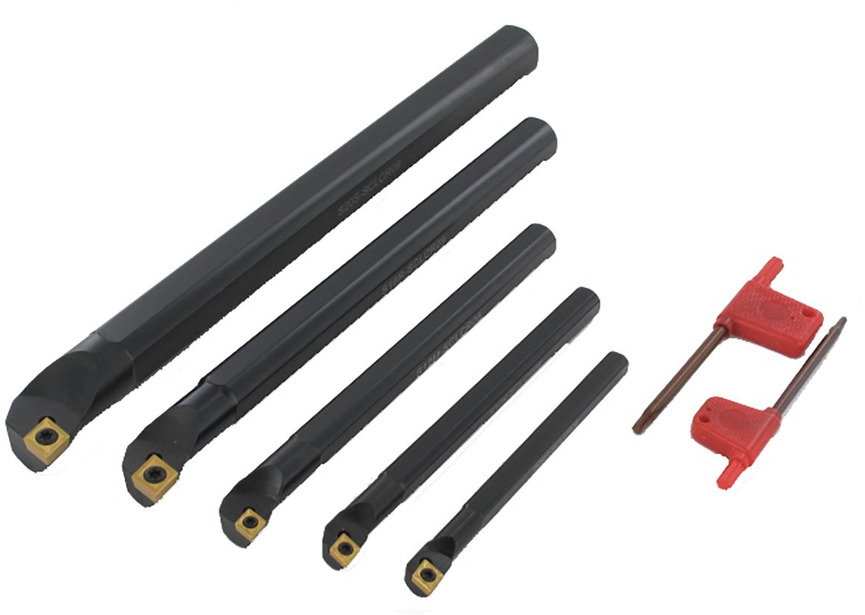 Jeu de 5 outils de tournage intérieur 95° MW-Tech