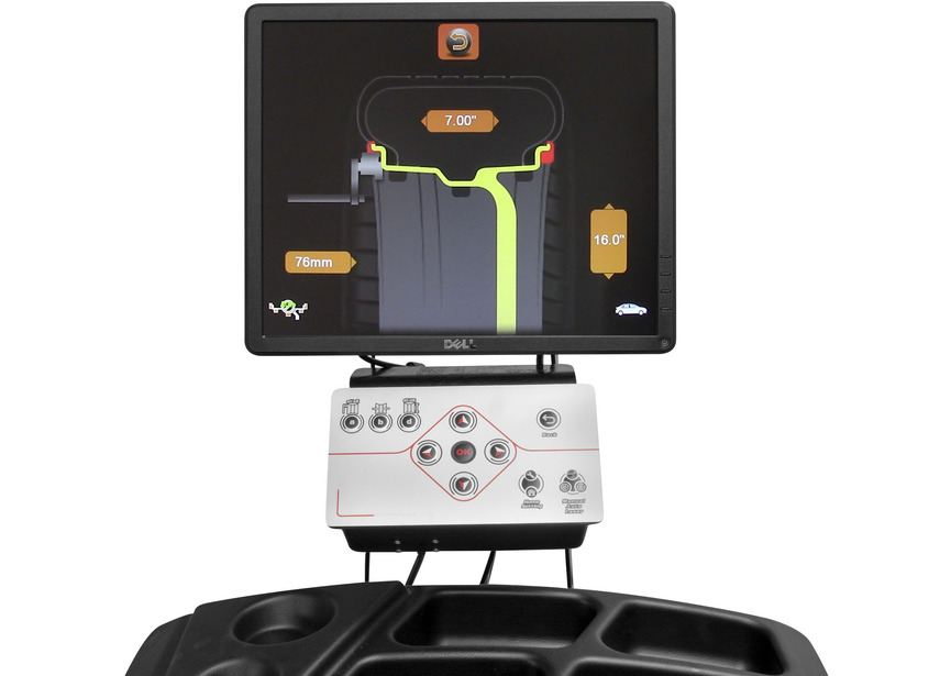 Équilibreuse de roue voiture automatique professionelle 220V  MW Tools - 8