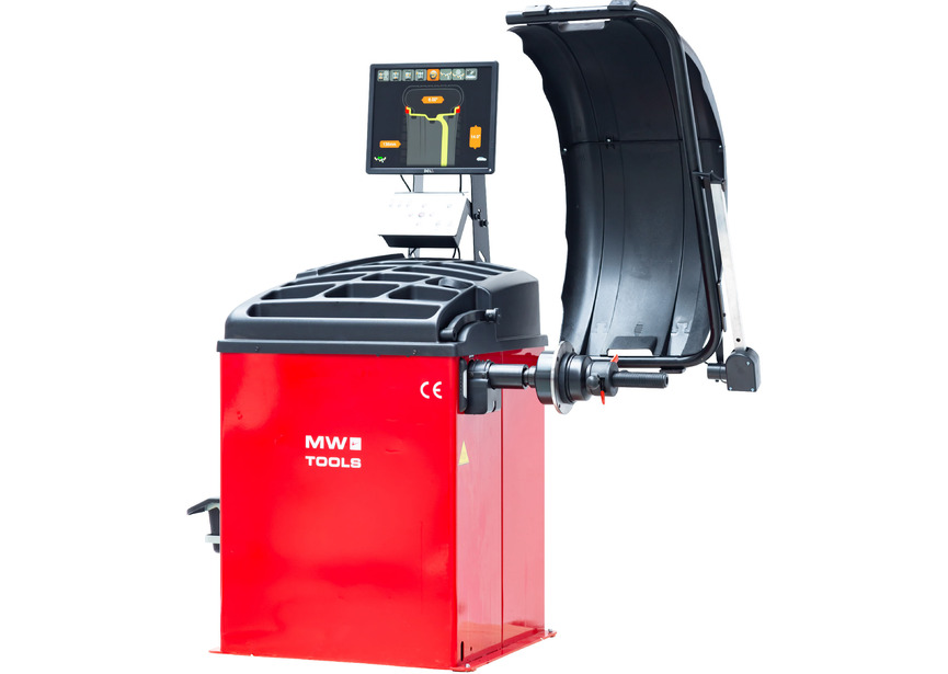 Équilibreuse de roue voiture automatique professionelle 220V  MW Tools