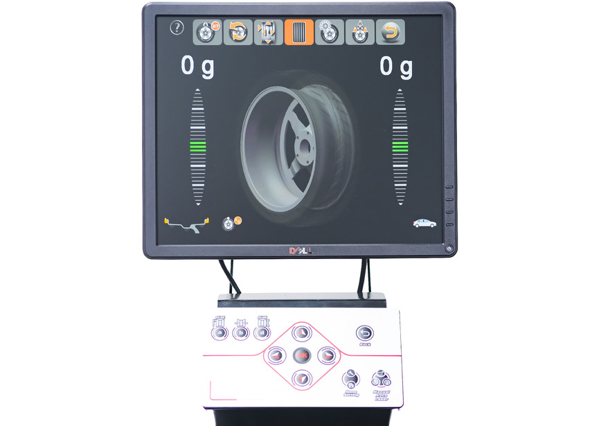 Équilibreuse de roue voiture automatique professionelle 220V  MW Tools - 4