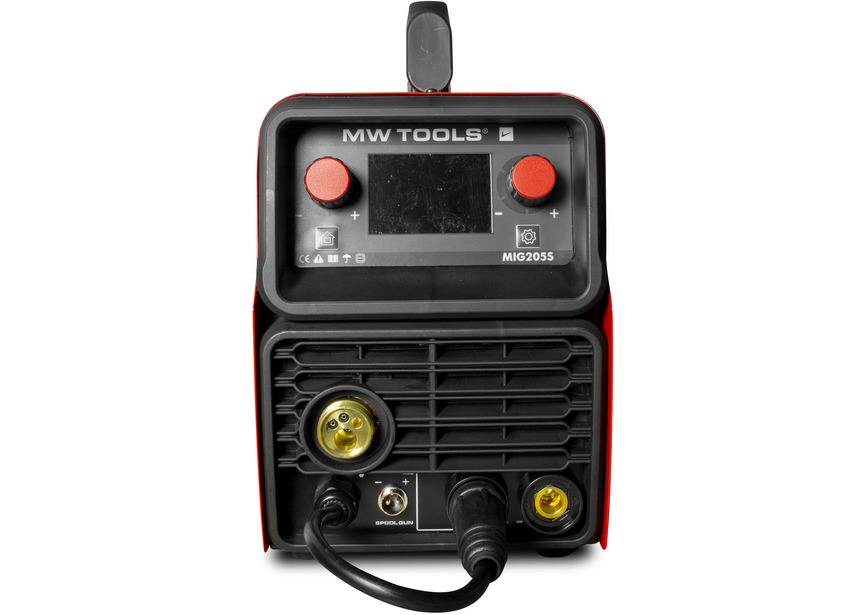 Poste à souder inverter MIG Synergie LCD 200 A + accessoires MW Tools - 6