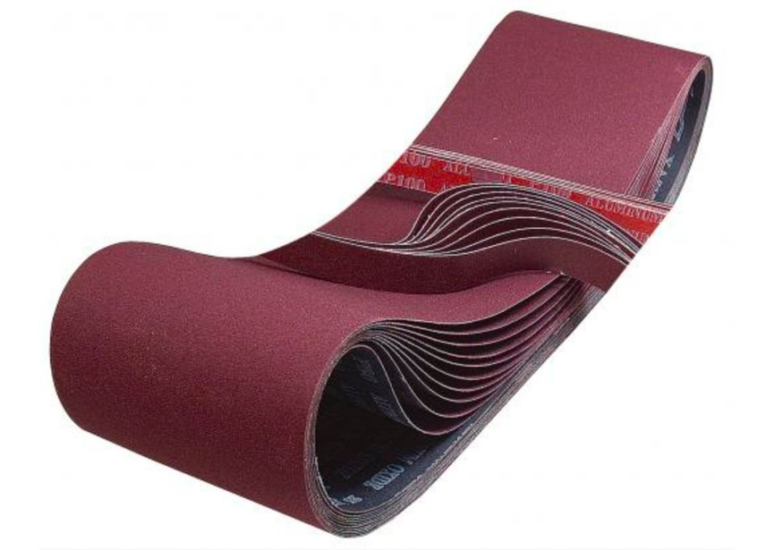 Bande abrasive sur papier pour le bois - emballé par 5 pièces. Jet
