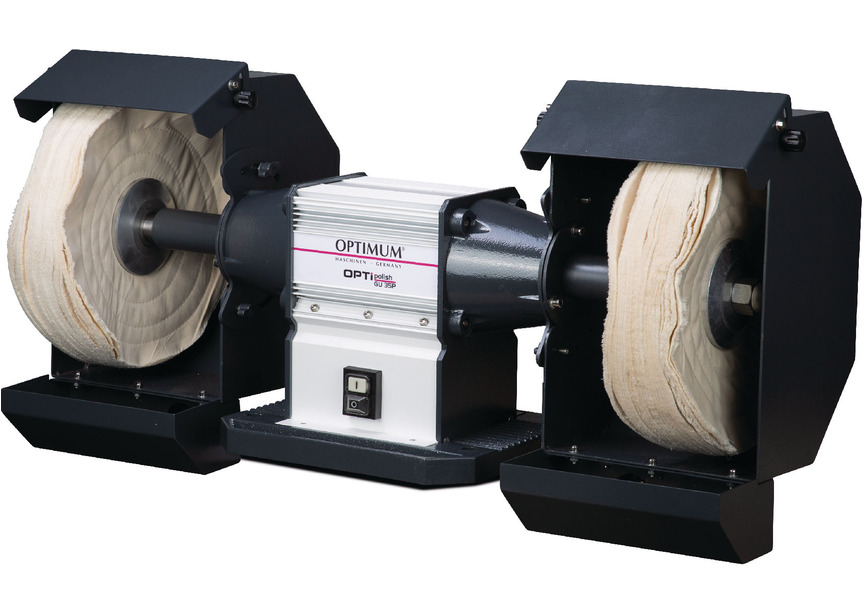 Touret à polir dia. 350 mm 1450 rpm 2200 W 400V y compris deux disques de polisage Optigrind - 2