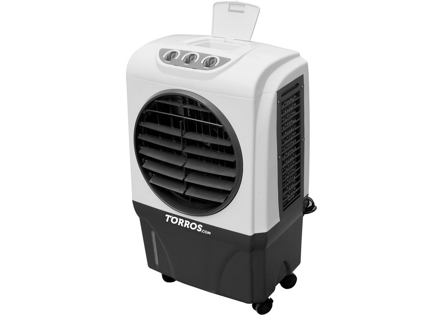 Rafraîchisseur d'air évaporatif semi-professionnel mobile 25m² 2000m³/h Torros - 3