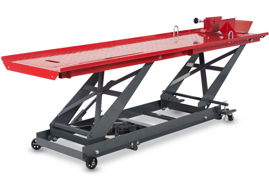 Pont moto manuel/mécanique mobile 450kg 2150x520 mm MW Tools - 3
