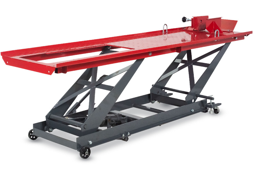 Pont moto manuel/mécanique mobile 450kg 2150x520 mm MW Tools - 6