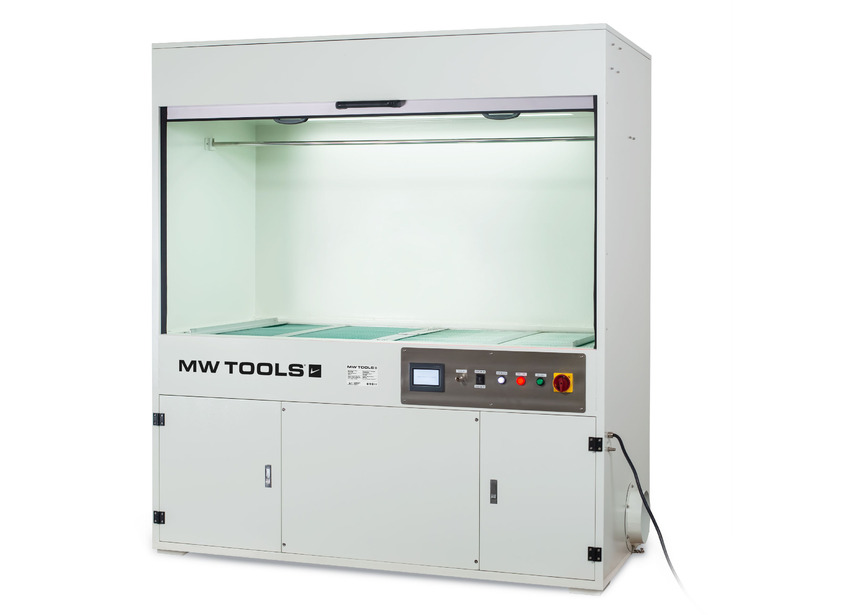Cabine de peinture avec aspiration et séchage intégré 230V MW Tools