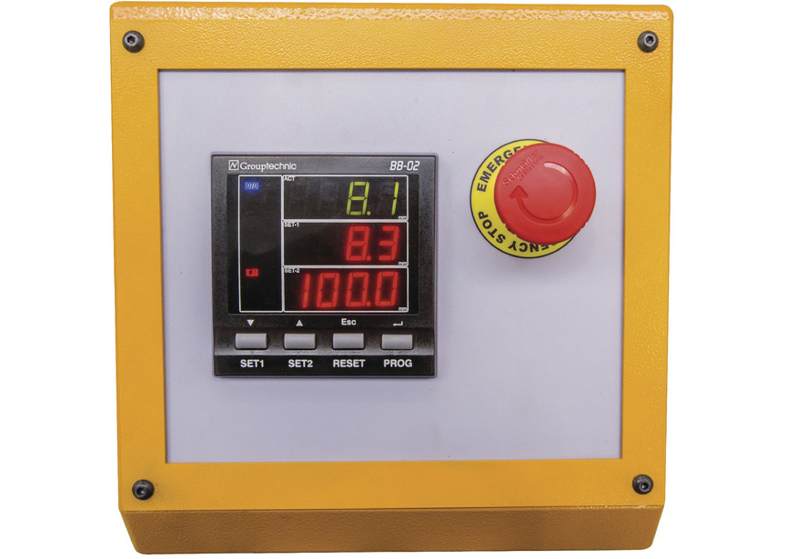 Plieuse horizontale commande NC 10 tonnes hauteur de travail 150 mm épaisseurs jusque 8 mm 1,1 kW 400V Metallkraft - 3
