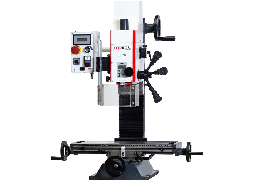Perceuse-fraiseuse X 280 Y 175 mm Z 280 mm CM2/M10 0,85 kW 230V vitesses variables Torros