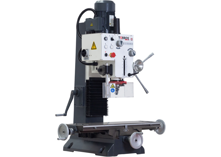 Perceuse-fraiseuse X 450 mm Y 200 mm Z 430 mm CM4/M16 1,1 kW 230V fonction de taraudage Torros - 2