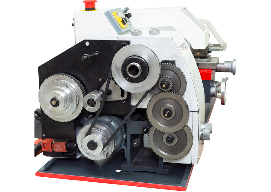 Tour à métaux d'établi hauteur des pointes 125 mm entre-pointes 550 mm alésage 26 mm 0,75 kW 230V 6 vitesses Torros - 9