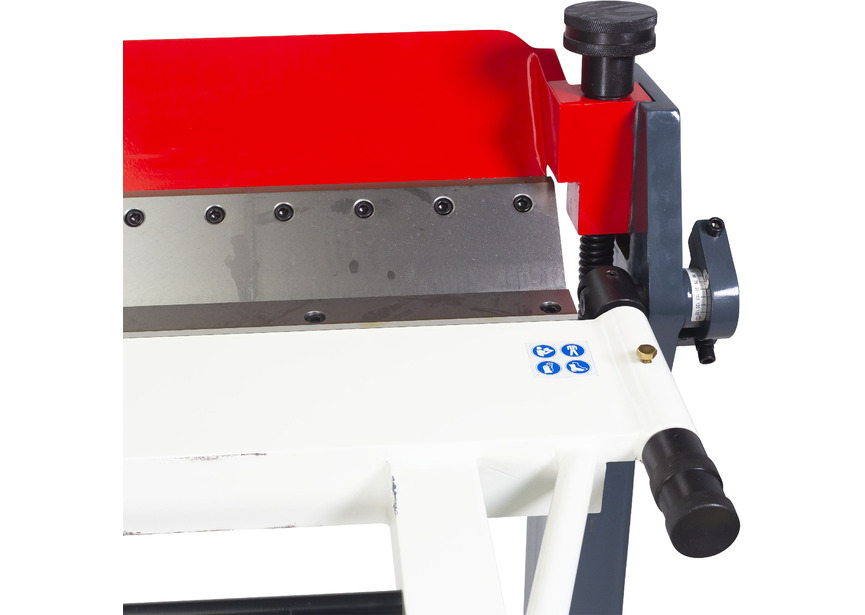 Plieuse de tôle manuelle et à pied largeur du travail 1020 mm 0-135° épaisseurs jusque 2,5 mm segments en haut incl. butée de longueur Torros - 5