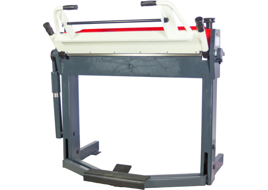 Plieuse de tôle manuelle et à pied largeur du travail 1020 mm 0-135° épaisseurs jusque 2,5 mm segments en haut incl. butée de longueur Torros - 2