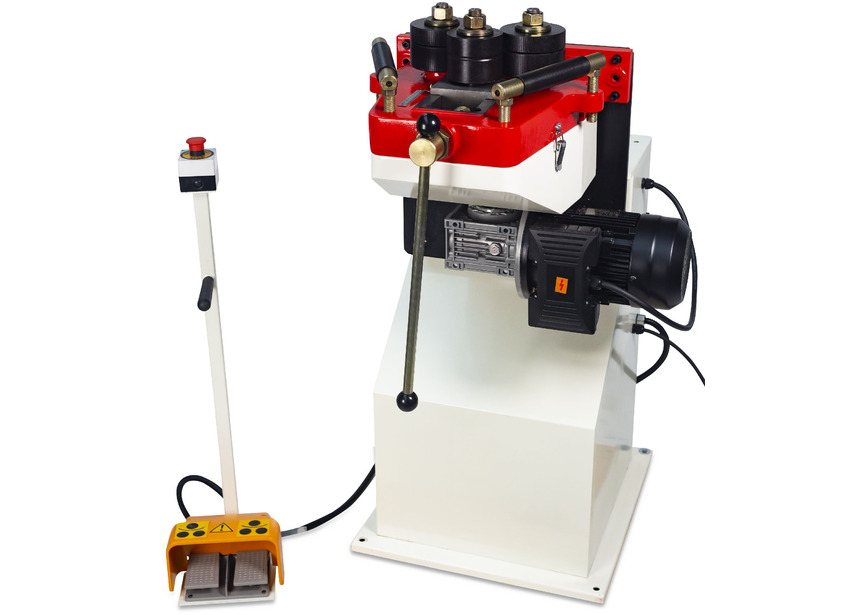 Cintreuse à 3 galets électrique avec 2 galets motorisés positionnement horizontal vertical 1,1 kW 230V Torros - 2