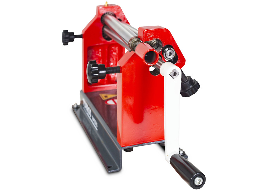 Rouleuse de tôles manuelle d'établi à 3 rouleaux largeur du travail 305 mm épaisseur jusque 0,8 mm  en acier Torros - 3