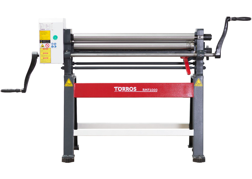 Rouleuse de tôle manuelle 3 rouleaux | 1050 mm - 2 mm | 300 kg - usage industriel Torros - 2