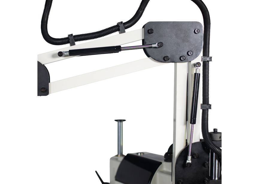 Bras de taraudage électrique M6 à M24 écran tactile PLC servo 1,2 kW 230V portée effective 1600 mm avec 9 douilles dia. 31 MW-Tech - 7