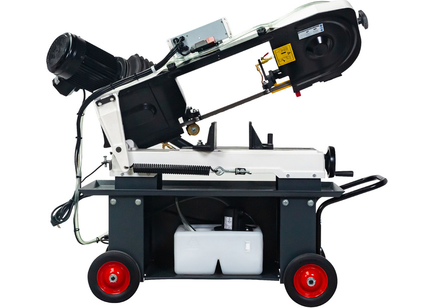 Scie à ruban mobile pour métaux 0-45° capacité de coupe ronde 178 mm 0,75 kW 230V 3 vitesses système d'arrosage Torros - 12