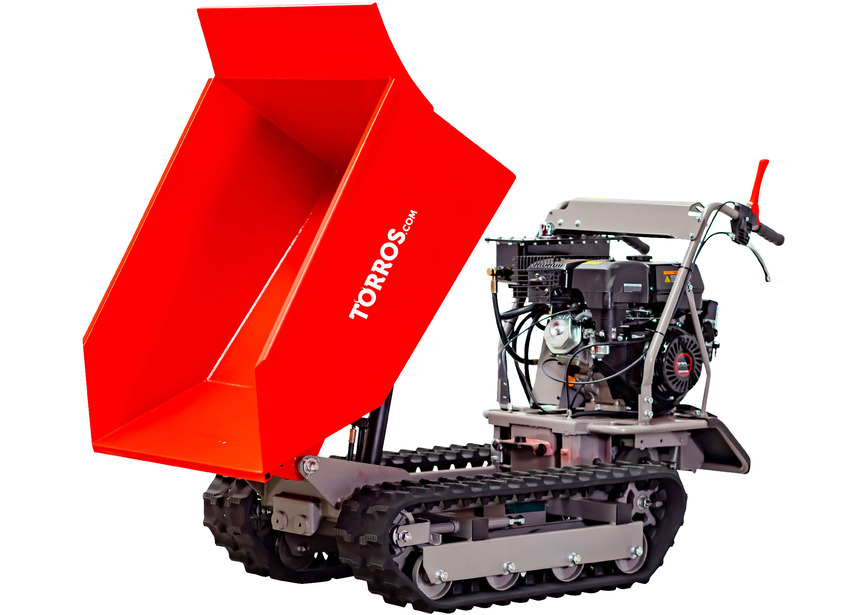 Minidumper à chenilles benne basculante 500KG 9CH 6+2R vitesses à démarrage électrique  Torros - 4