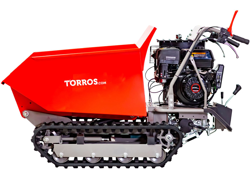 Minidumper à chenilles benne basculante 500KG 9CH 6+2R vitesses à démarrage électrique  Torros - 7
