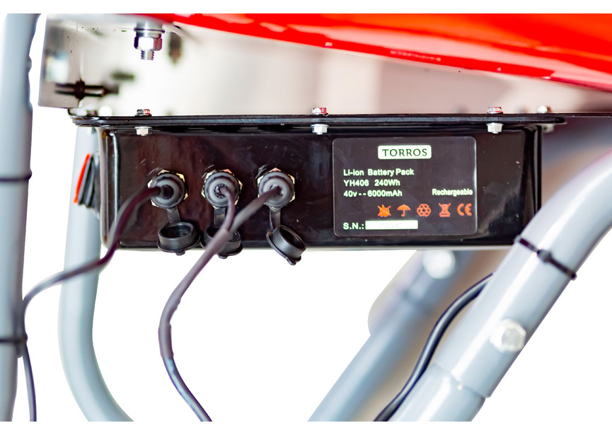 Brouette électrique 80L 150KG - batterie 40V / 6Ah Torros - 10