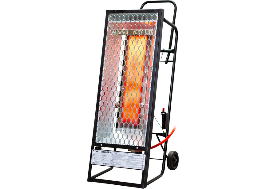 Chauffage au gaz radiant infrarouge 10kW mobile MW Tools