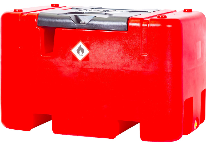 Cuve réservoir Diesel-Gasoil en PE 400 L avec pompe 12 V et pistolet automatique MW Tools