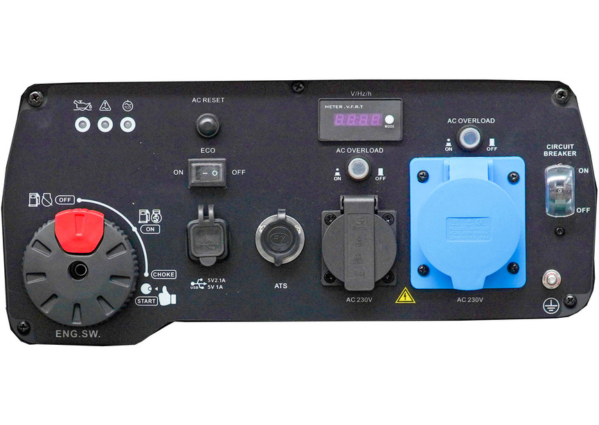 Groupe électrogène inverter ATS essence 8,5 kW 230 V démarrage électrique MW Tools - 4