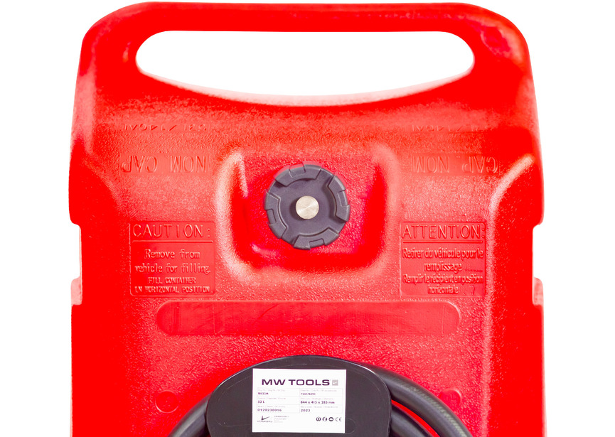 Cuve caddy ravitailleur mobile de 53L pistolet manuel MW Tools - 6