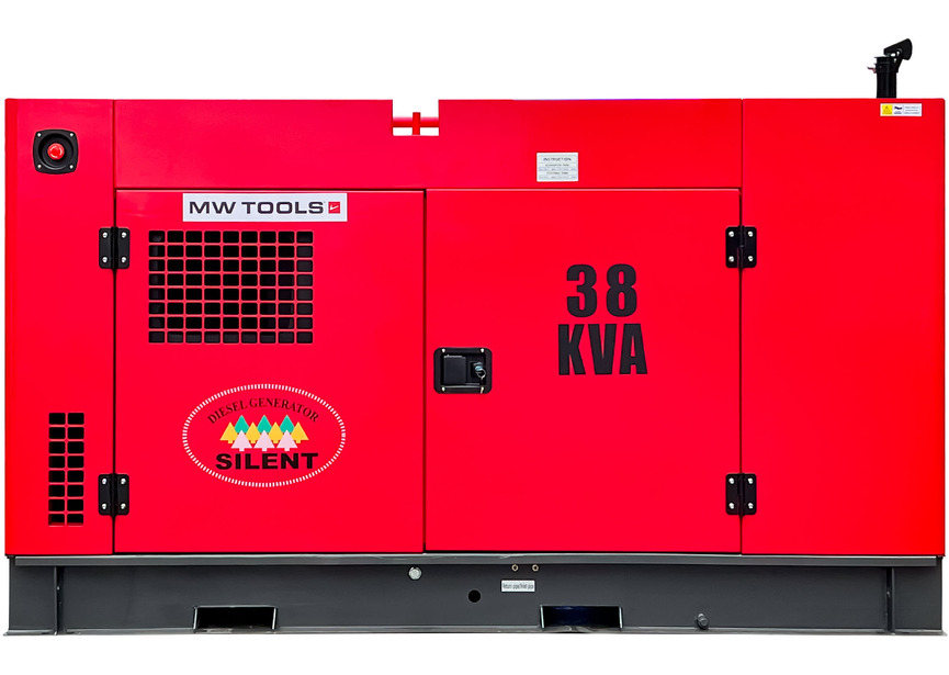 Groupe électrogène diesel 38kVA 3x400V-1x230V 5 broches MW Tools - 2
