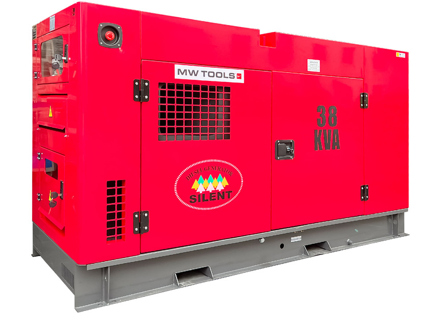 Groupe électrogène diesel 38kVA 3x400V-1x230V 5 broches MW Tools